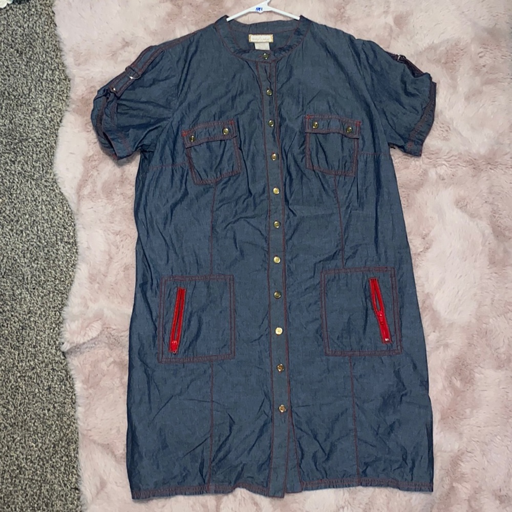 Button up dress